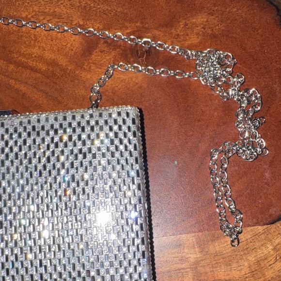 Silver Rhinestone Clutch - Picture 8 of 8